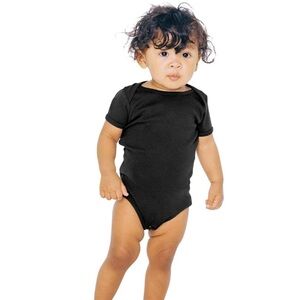 5 pack  of American Apparel 6-12 m black onesies